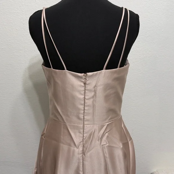 XSCAPE Womens Pink Zippered Sleeveless Scoop Neck size 2 - Picture 8 of 9